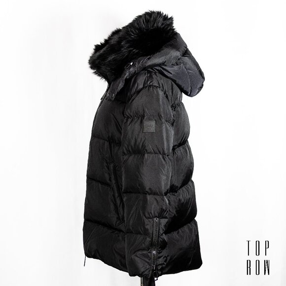 Sam. Scarlett Shearling Trim Puffer Coat - Picture 5 of 12